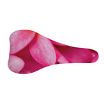 Pink Plumeria Flower Print Bicycle Seat Cover