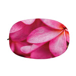 Pink Plumeria Flower Print Car Side Mirror Covers