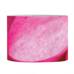 Pink Plumeria Flower Print Drum Lamp Shade
