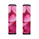 Pink Plumeria Flower Print Handle Covers