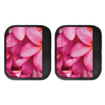 Pink Plumeria Flower Print Handle Covers