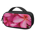 Pink Plumeria Flower Print Portable Cooler Travel Case