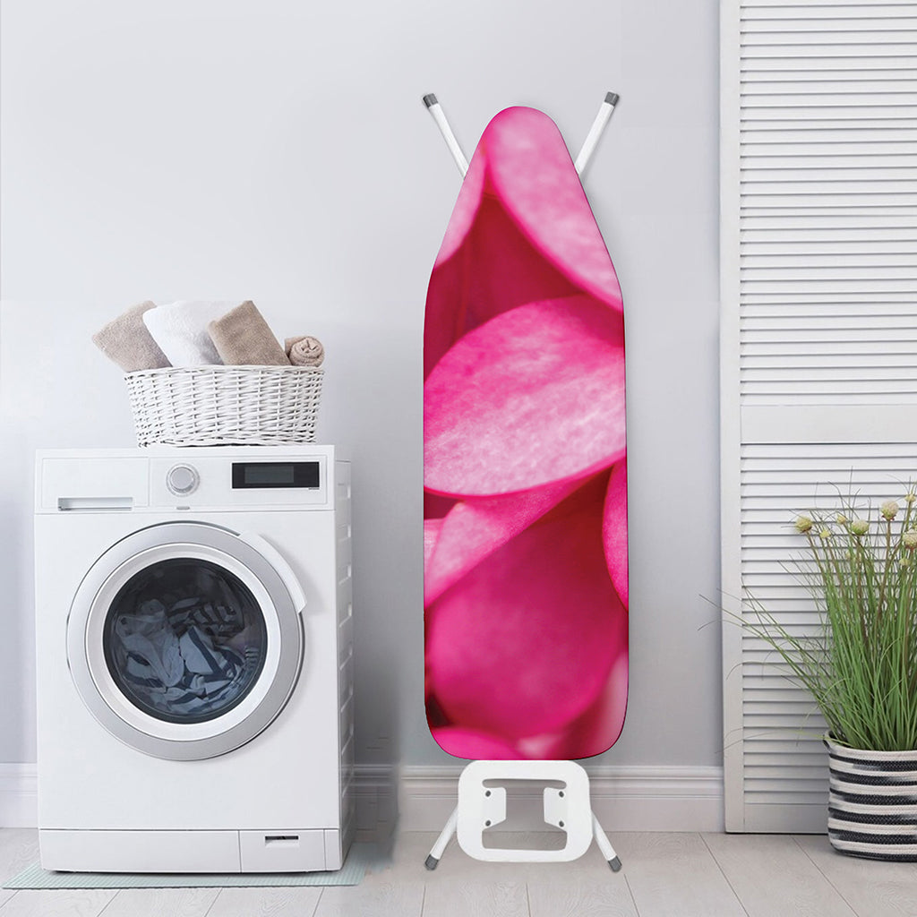 Pink Plumeria Flower Print Ironing Board Cover