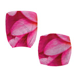 Pink Plumeria Flower Print Office Chair Cover