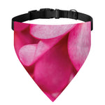 Pink Plumeria Flower Print Over The Collar Dog Bandana