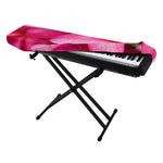 Pink Plumeria Flower Print Piano Keyboard Cover