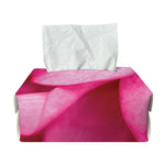 Pink Plumeria Flower Print Rectangle Tissue Box Cover