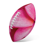 Pink Plumeria Flower Print Rugby Ball