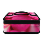 Pink Plumeria Flower Print Small Lunch Bag