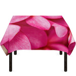 Pink Plumeria Flower Print Tablecloth
