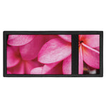 Pink Plumeria Flower Print Trifold Wallet