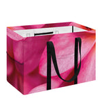 Pink Plumeria Flower Print Utility Tote Bag