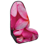 Pink Plumeria Flower Print Waterproof Car Seat Cover