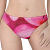 Pink Plumeria Flower Print Women's Thong