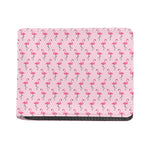 Pink Polka Dot Flamingo Pattern Print Bifold Wallet