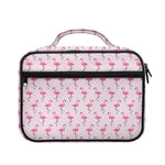 Pink Polka Dot Flamingo Pattern Print Briefcase Bible Bag