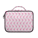 Pink Polka Dot Flamingo Pattern Print Briefcase Bible Bag