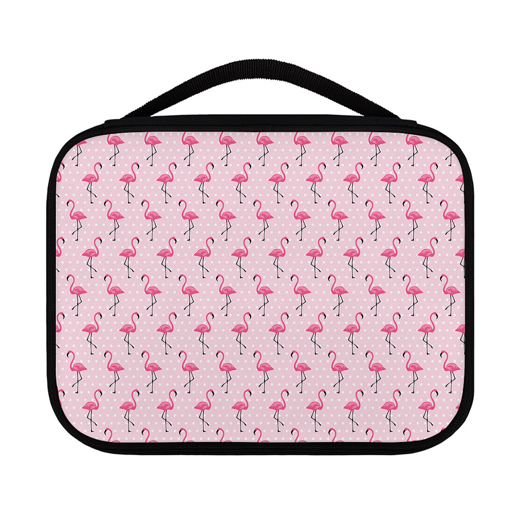 Pink Polka Dot Flamingo Pattern Print Classic Bible Case