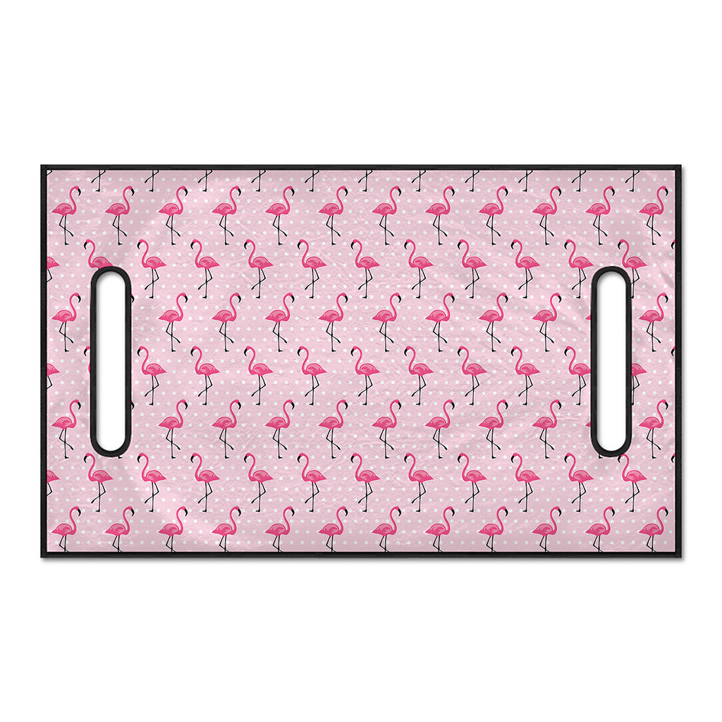 Pink Polka Dot Flamingo Pattern Print Golf Cart Seat Cover