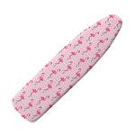 Pink Polka Dot Flamingo Pattern Print Ironing Board Cover