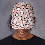 Pink Polka Dot Penguin Pattern Print Baseball Cap