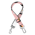 Pink Polka Dot Penguin Pattern Print Dog Seat Belt