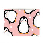 Pink Polka Dot Penguin Pattern Print Drum Lamp Shade