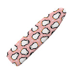 Pink Polka Dot Penguin Pattern Print Ironing Board Cover