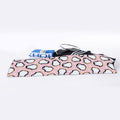 Pink Polka Dot Penguin Pattern Print Sports Towel