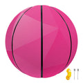 Pink Polygonal Geometric Print Basketball