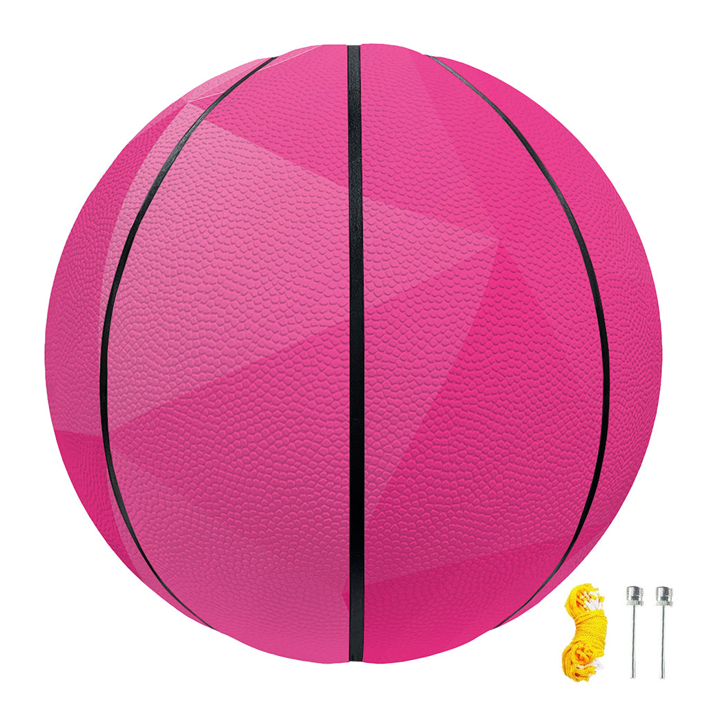 Pink Polygonal Geometric Print Basketball