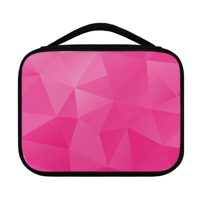 Pink Polygonal Geometric Print Classic Bible Case