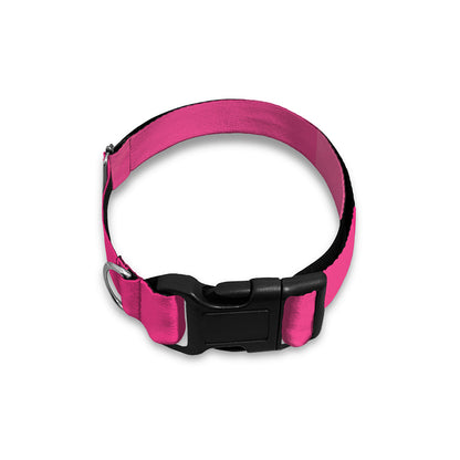 Pink Polygonal Geometric Print Dog Collar