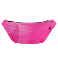 Pink Polygonal Geometric Print Fanny Pack