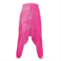 Pink Polygonal Geometric Print Hammer Pants