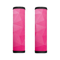 Pink Polygonal Geometric Print Handle Covers