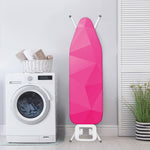Pink Polygonal Geometric Print Ironing Board Cover