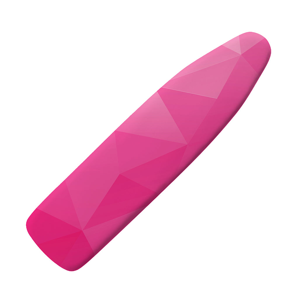 Pink Polygonal Geometric Print Ironing Board Cover