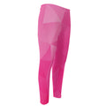 Pink Polygonal Geometric Print Men's Compression Pants