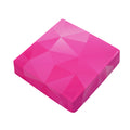 Pink Polygonal Geometric Print Outdoor Seat Cushion Cover