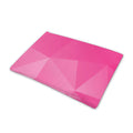 Pink Polygonal Geometric Print Pet Cooling Mat Cover