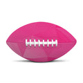 Pink Polygonal Geometric Print Rugby Ball