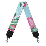 Pink Protea Pattern Print Bag Strap