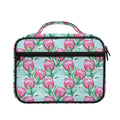 Pink Protea Pattern Print Briefcase Bible Bag