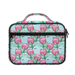 Pink Protea Pattern Print Briefcase Bible Bag