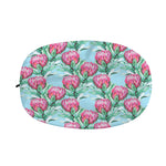 Pink Protea Pattern Print Car Side Mirror Covers