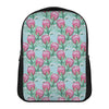 Pink Protea Pattern Print Casual Backpack