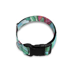 Pink Protea Pattern Print Dog Collar