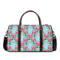 Pink Protea Pattern Print Duffel Bag