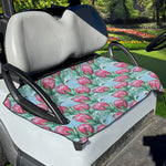 Pink Protea Pattern Print Golf Cart Seat Cover